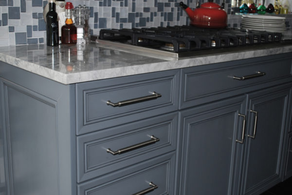 gray kitchen cabinets